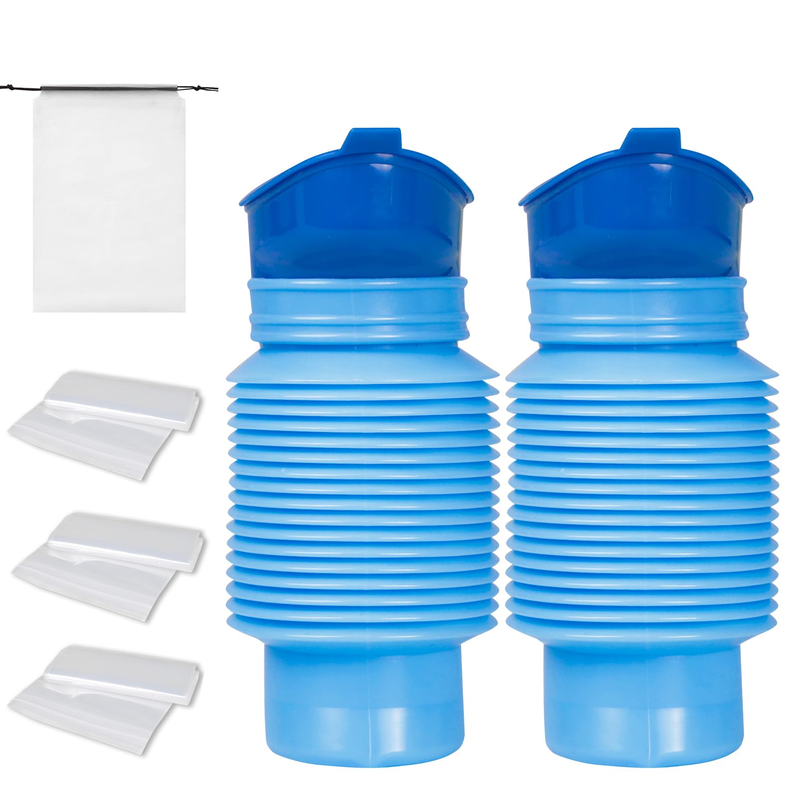 Shrinkable Urinal,Portable Urinals for Men Women,Male Female Urine Bottle