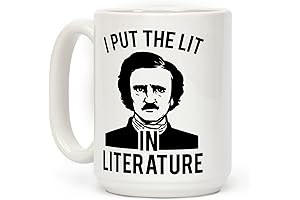 LookHUMAN I Put The Lit In Literature Funny Coffee Mug