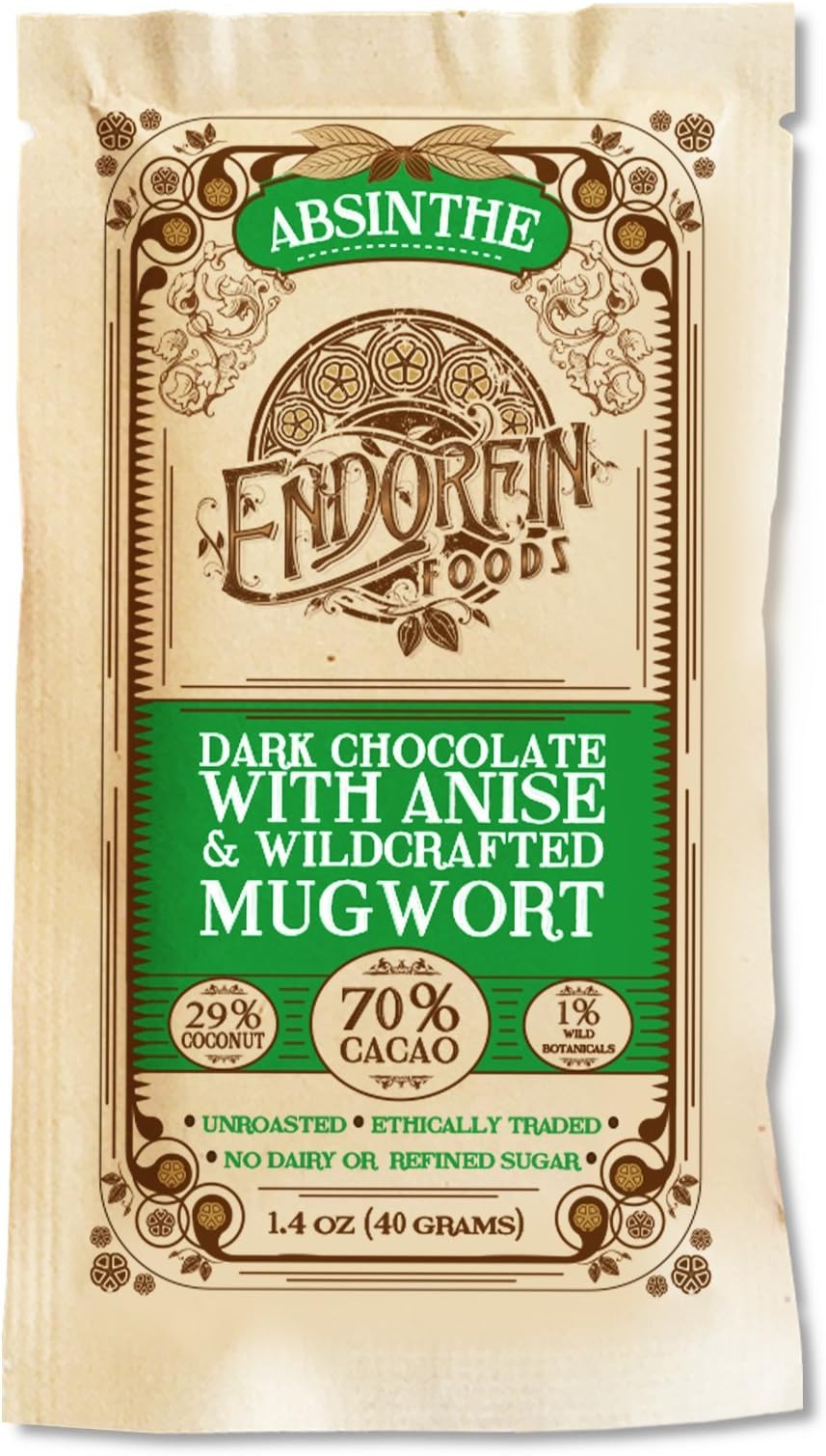Endorfin Foods Absinthe - Dark Coconut Mylk Chocolate Bar