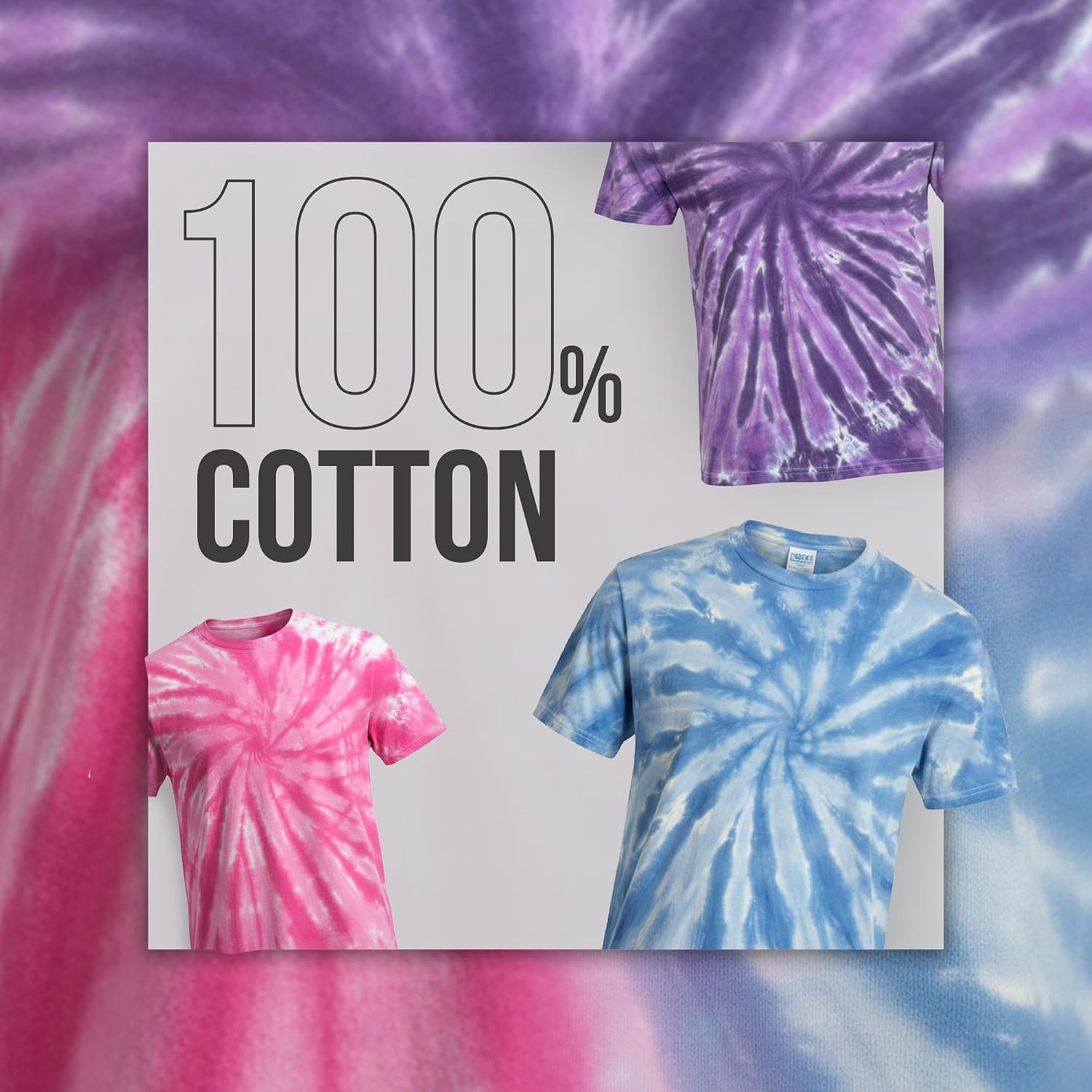 Shirt for Men and Women – 100% Cotton Adult Unisex Hand Dyed Tee – Single or 3 Pack – S-XL image 3