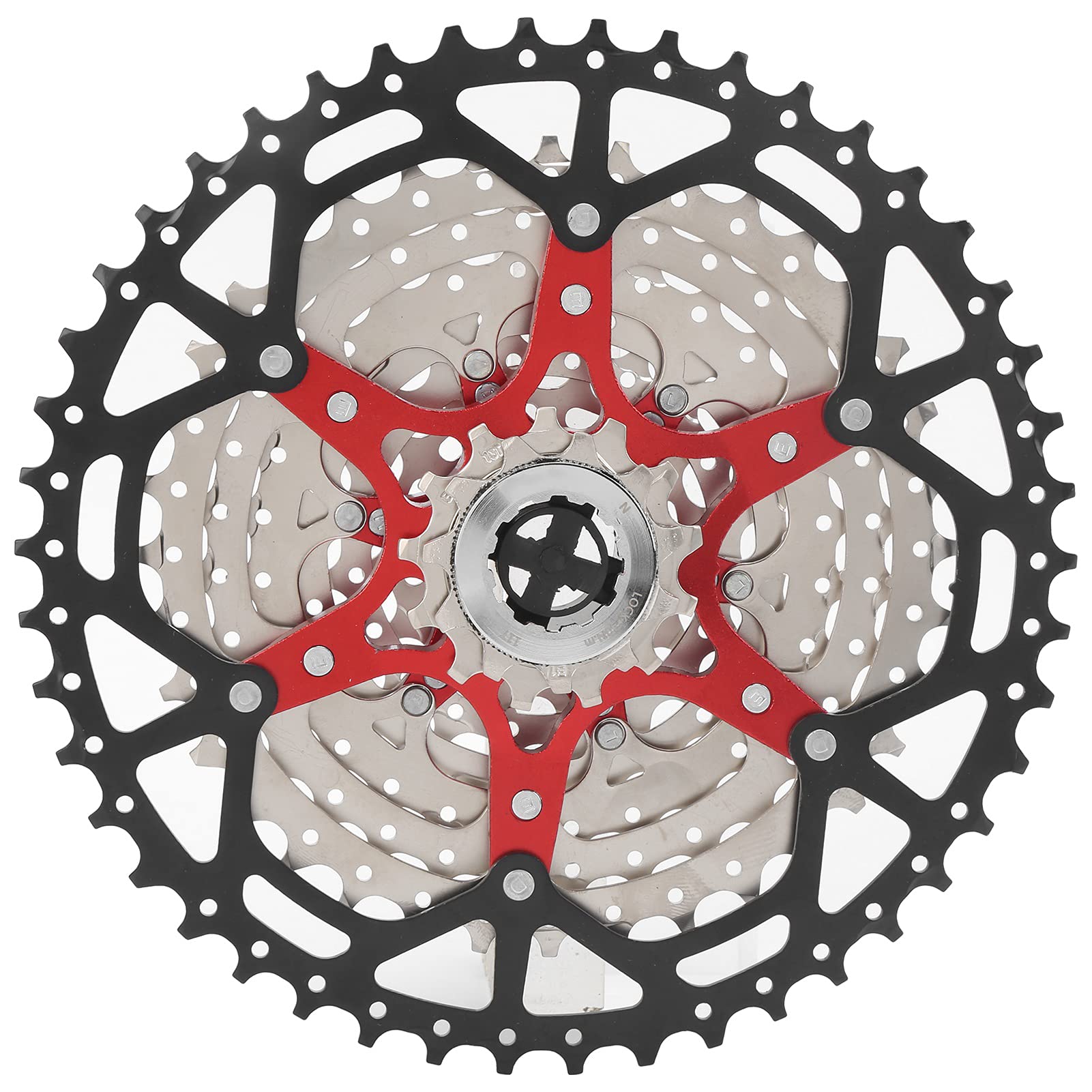 Mountain Bike Flywheel, Hollow Design, Split Flywheel Cassette, Anodized for Fit for 9 Sdspeed and 11-46T Mountain Bikes