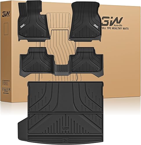 Miniatura 16 de 3W BMW Serie 5 G30 Alfombrilla de Maletero Apta para 2017-2023 Todo Clima TPE Alfombrillas de Maletero Ajuste Personalizado para BMW Serie 5 520i