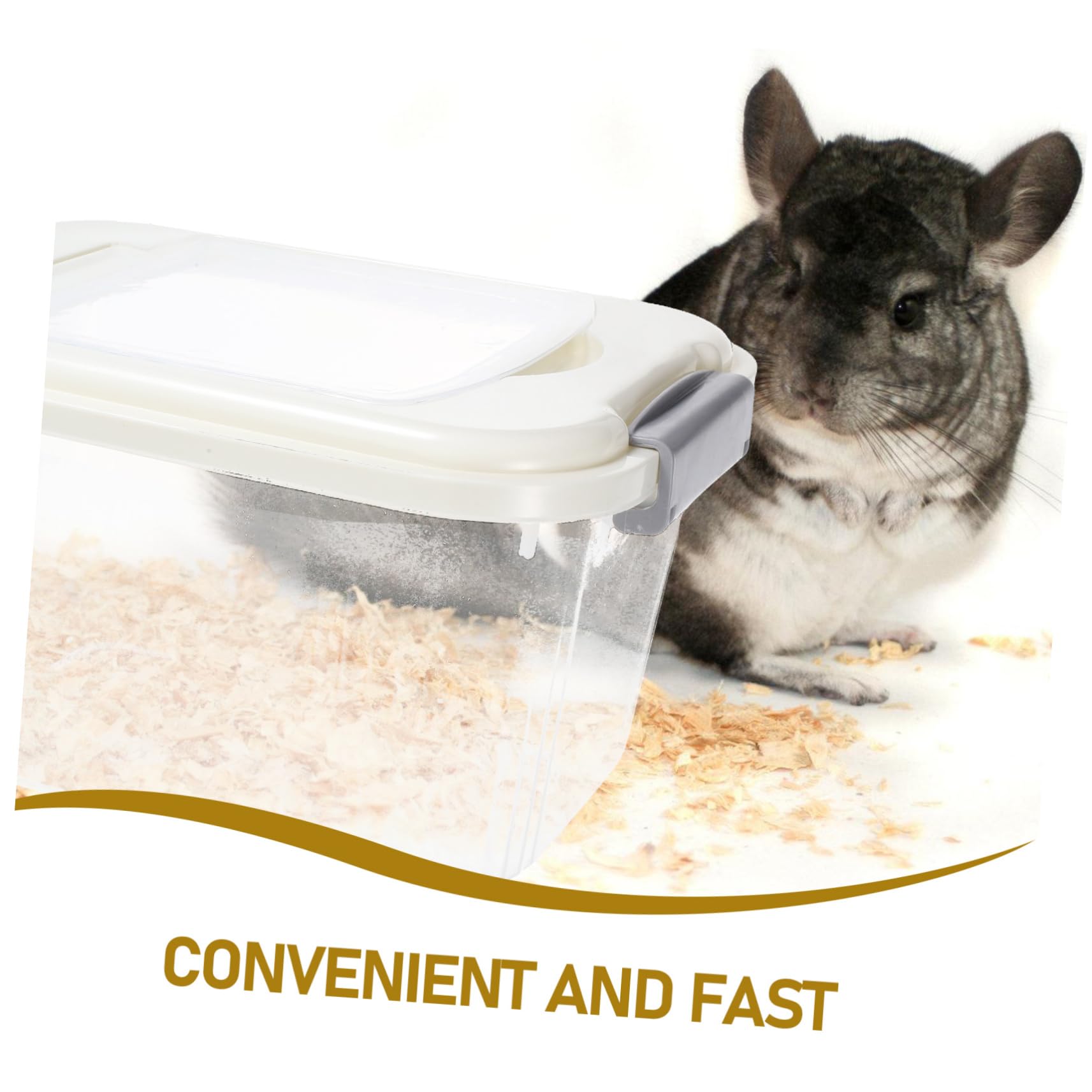 Hamster Sandbad Mit Abdeckung Transparentes Badezimmer Für Kleine Haustiere Für Hamster Chinchillas Und Andere Kleintiere Leicht Zu Beobachten Und Vielseitig Einsetzbar