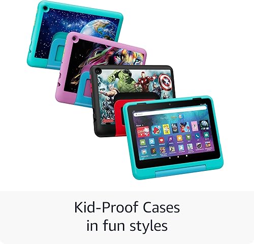 Miniatura 7 de Tablet Tienda Fire HD 8 Kids Pro (últ. modelo), 6-12 años. Pantalla HD de 8, contenido sin publicidad, control parental, batería de 13 h, funda
