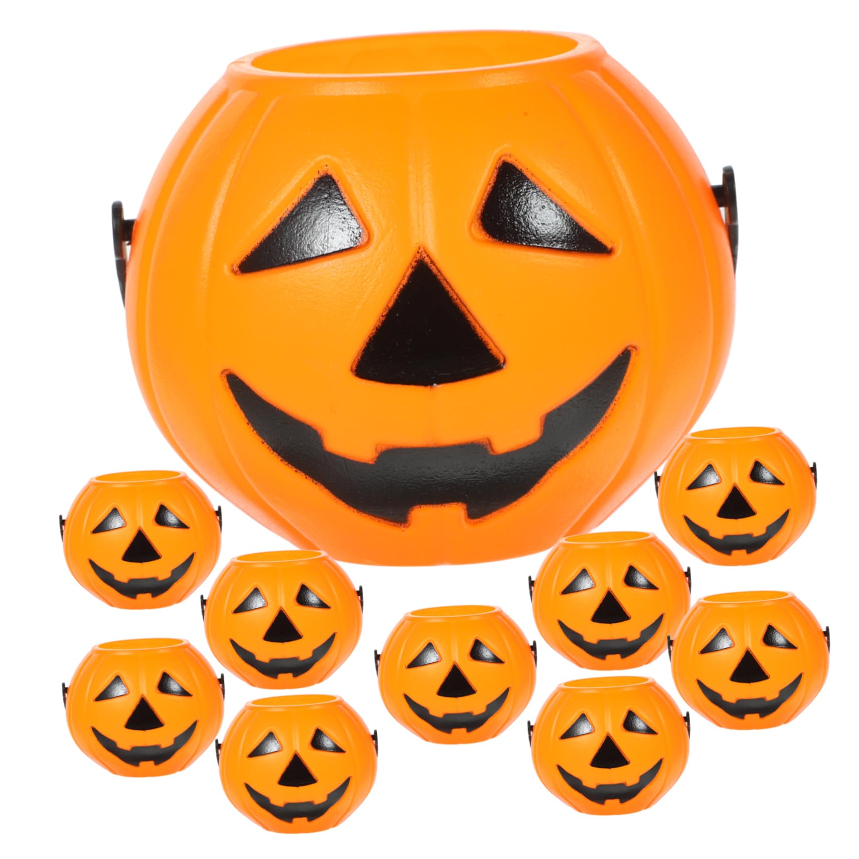 Amazon.co.jp: KITANDOVE 12個ハロウィン南瓜バケツ 製キャンディ収納