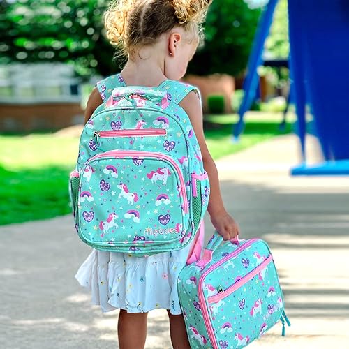 Miniatura 59 de mibasies Lonchera infantil para niñas pequeñas, bolsa de almuerzo aislada y reutilizable para la escuela, fresas surtidas, color rosa Surtido