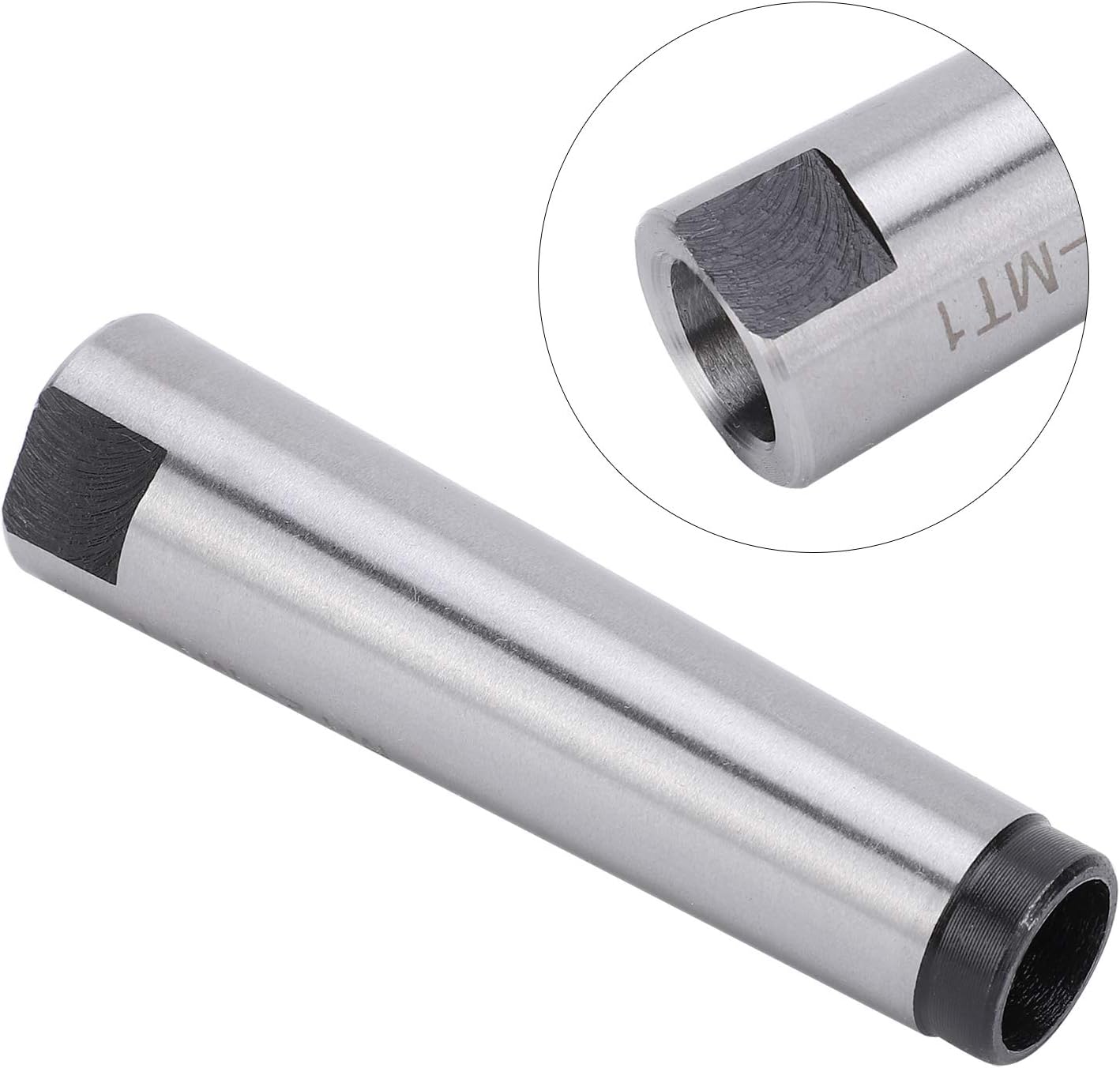 MT1 to MT2 Adapter MT1 Drill Chuck MT2 Morse Taper Drill Sleeve Reducing Adapter for Lathe Milling High Speed Steel Construction Accuracy 0 015mm Suitable for Vitrified Tiles