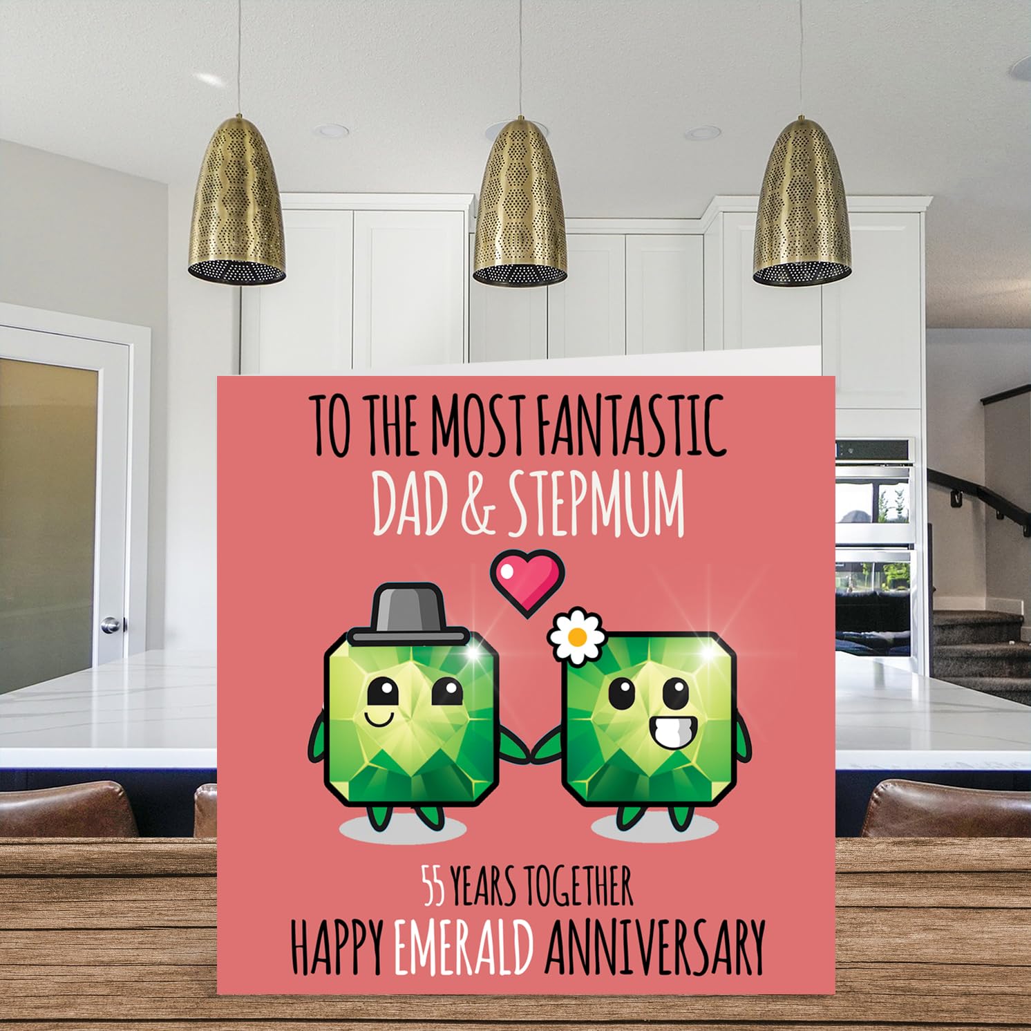 Stuff4 Jolie Carte D'anniversaire De Mariage émeraude Pour Grands