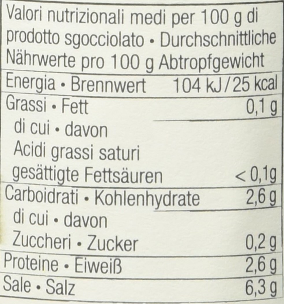 La Selva Kapern in Essig Bio Feinkost, 6er Pack (6 x 150 g)