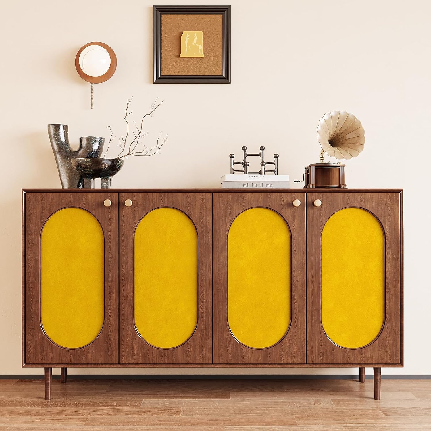 Mustard Yellow Velvet Drawer Liner Self Adhesive Velvet Fabric Wallpaper Peel and Stick Flock Felt Liner for Jewelry Box Cabinet Shelf Lining Paper Removable Flocked Wall Paper 15.7"x160"