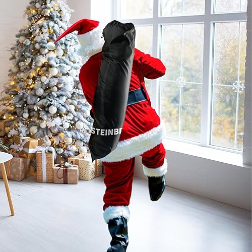 Miniatura 8 de Hamaca doble, hamaca de tela acolchada de 11 pies para 2 personas para exteriores con almohada, barra separadora curvada plegable, cadenas, bolsa de