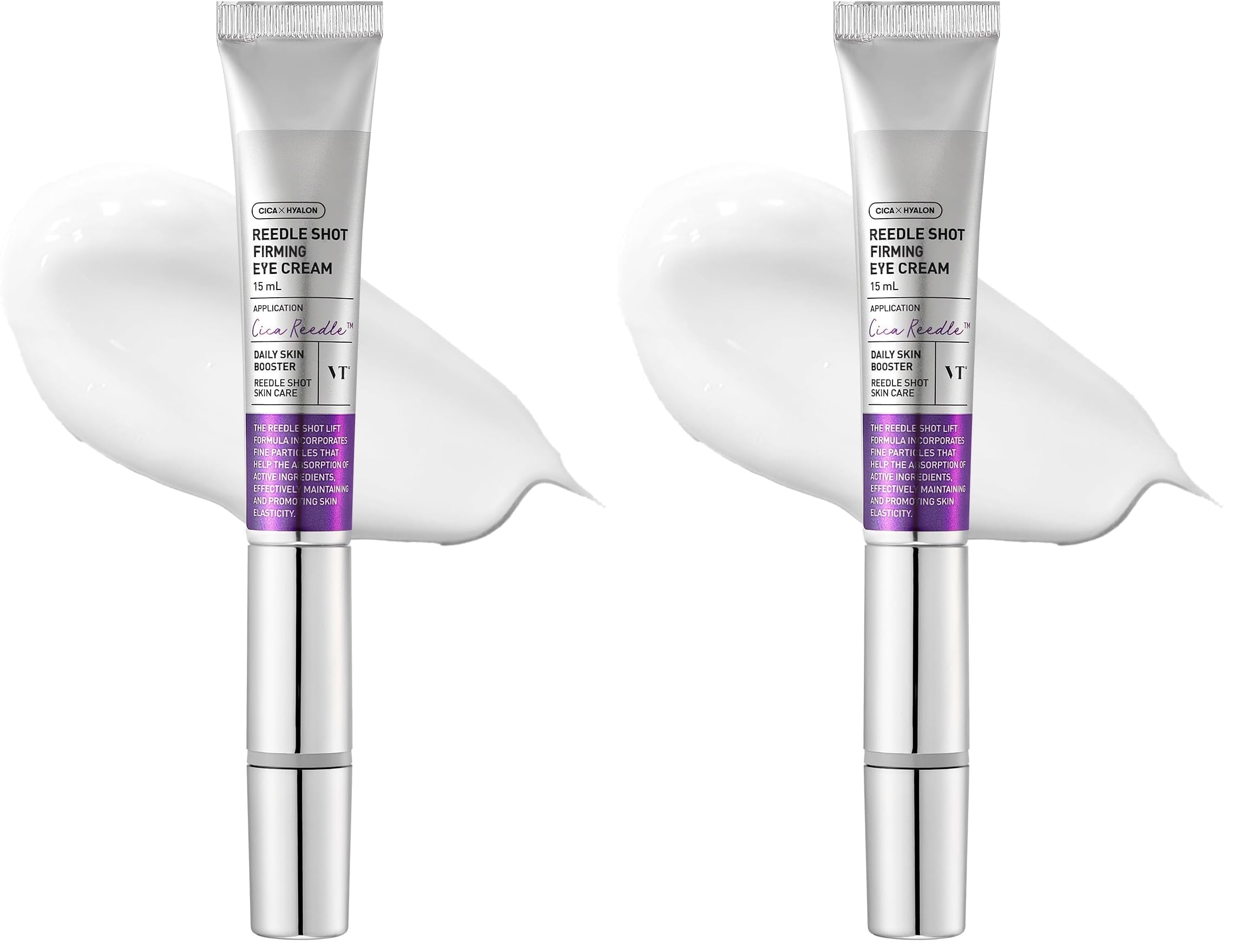VT COSMETICS VT Reedle Shot Lifting Augencreme (Packung mit 2)