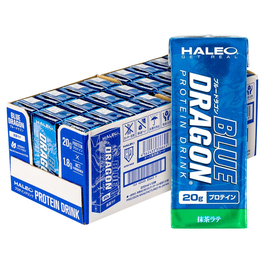 Amazon | HALEO プロテイン パック ブルードラゴン たんぱく質 20g 紙