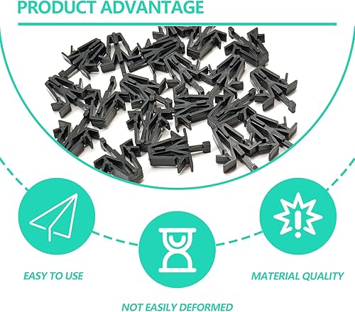 Miniatura 4 de 30 clips de retención de rejilla, repuesto para camioneta T0y0ta 1989-1995, Tacoma 1995-2004, 4Runner 1989-2002, Rav4 2001-2005, clips de sujeción