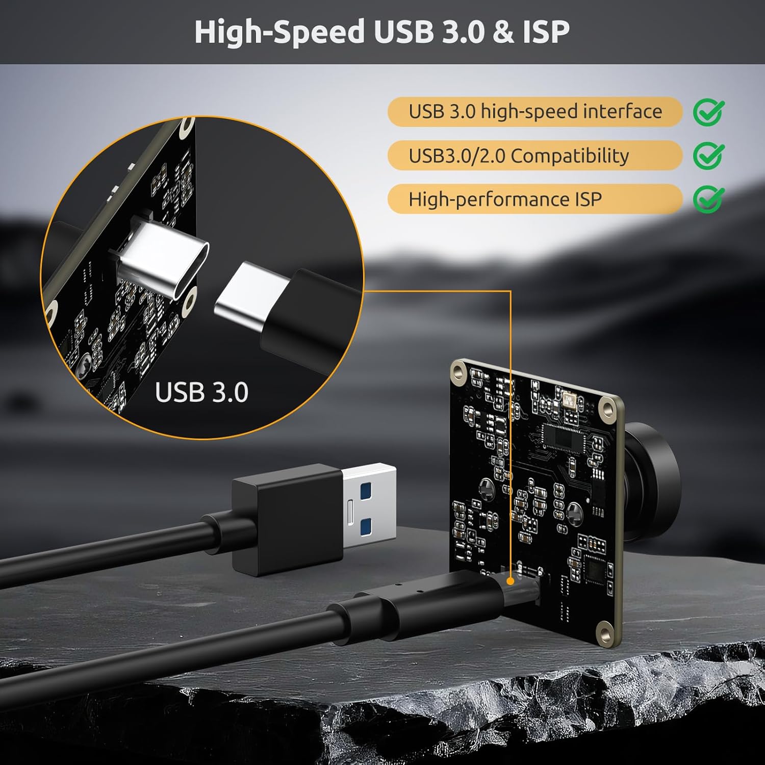 Connecting the USB 3.0 UVC Camera Module