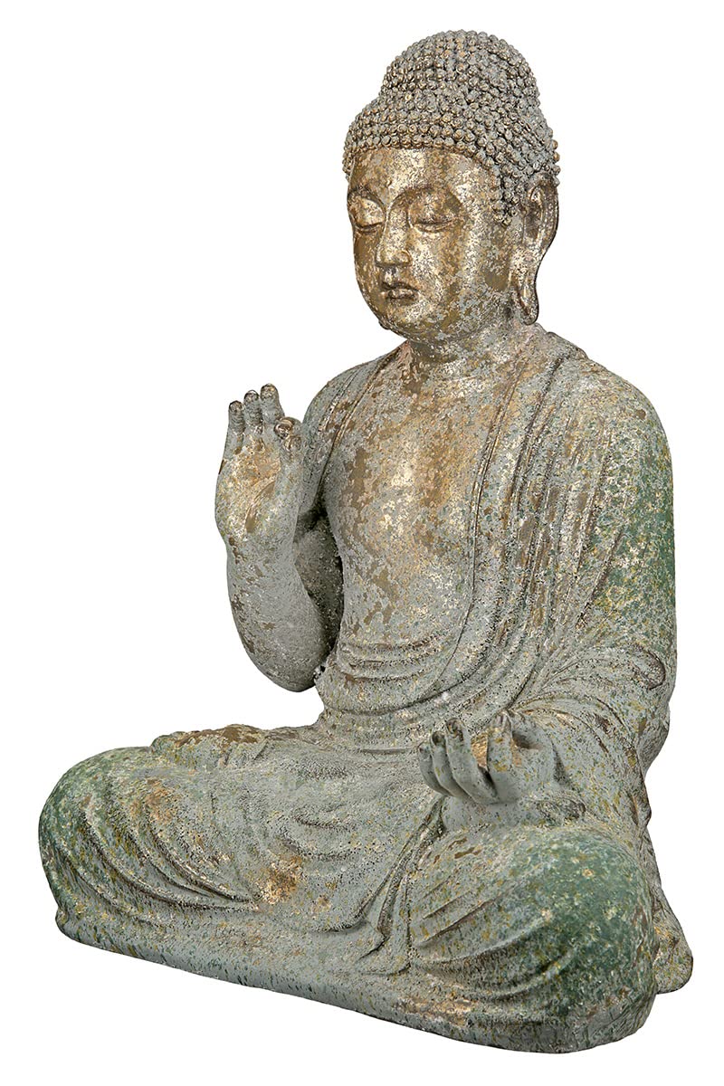 Figurines décoratives Gilde en magnesia vert cuivré idée cadeau idéal