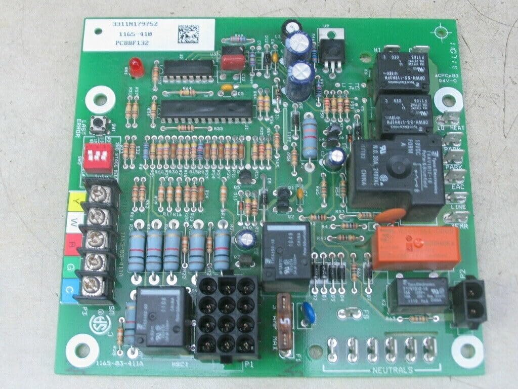 Replacement for Goodman PCBBF132 OEM Furnace Control Circuit Board 1165-410 OEM