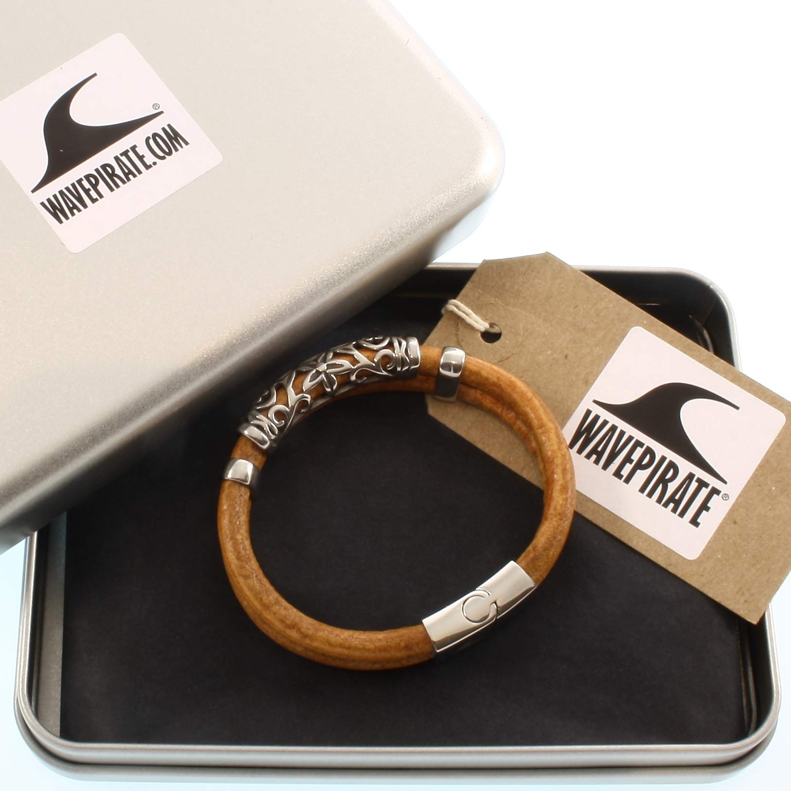 Echt Leder-Armband XO R Cognac Männer Herren