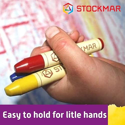 Miniatura 3 de STOCKMAR Lápices de cera de abejas – Juego de 12 lápices de cera de abejas no tóxicos para niños pequeños – Suministros de arte Waldorf para la