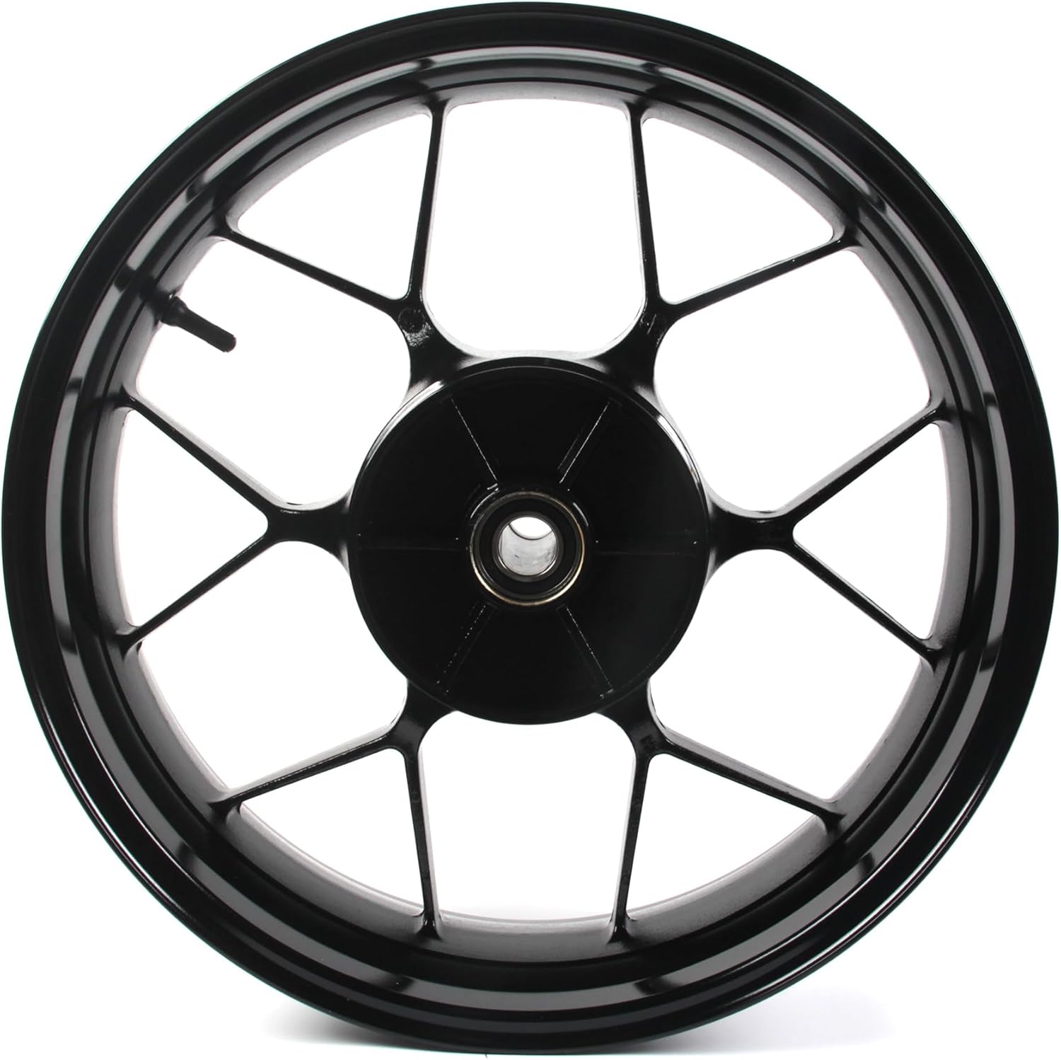 Gloss Black Rear Wheel Rim Compatible with Honda CBR1000RR 2004-2016, Bearing include, Motorcycle Replacement Accessories Parts