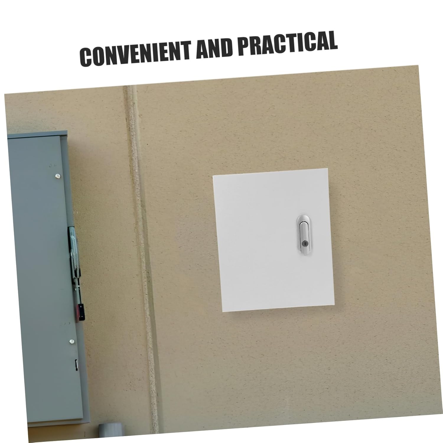 Kichvoe Stainless Steel Outdoor Distribution Control Box Weatherproof Electrical Box Cover Patio Enclosure