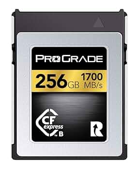 プログレード PROGRADE CFexpress Type B 165GB ProGrade Digital 165GB Cobalt CFExpress Type B Card Review