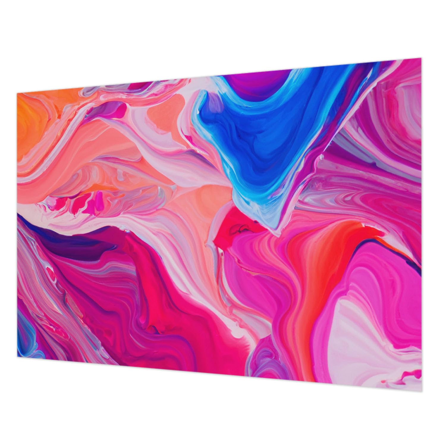 Papier peint intissé facile à nettoyer motif vagues de 208x146 cm