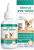Gentle Eye Drops for Dogs and Cats - 100 ml Stitch-free Formula Against Tear Stains and Eye Care Leak-Proof Alcohol-Free Veterinarian Recommended for Daily Use