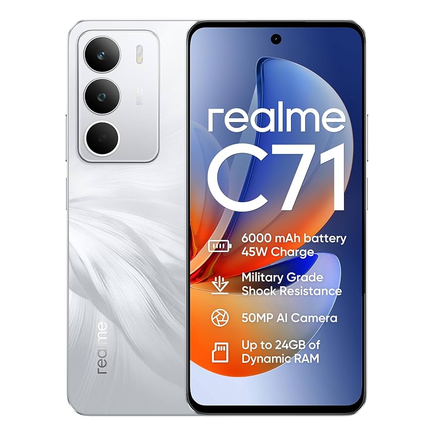 realme C71 6/128GB 新品未開封 SIM フリー realme C71 Smartphone 6+128 GB, 6.67