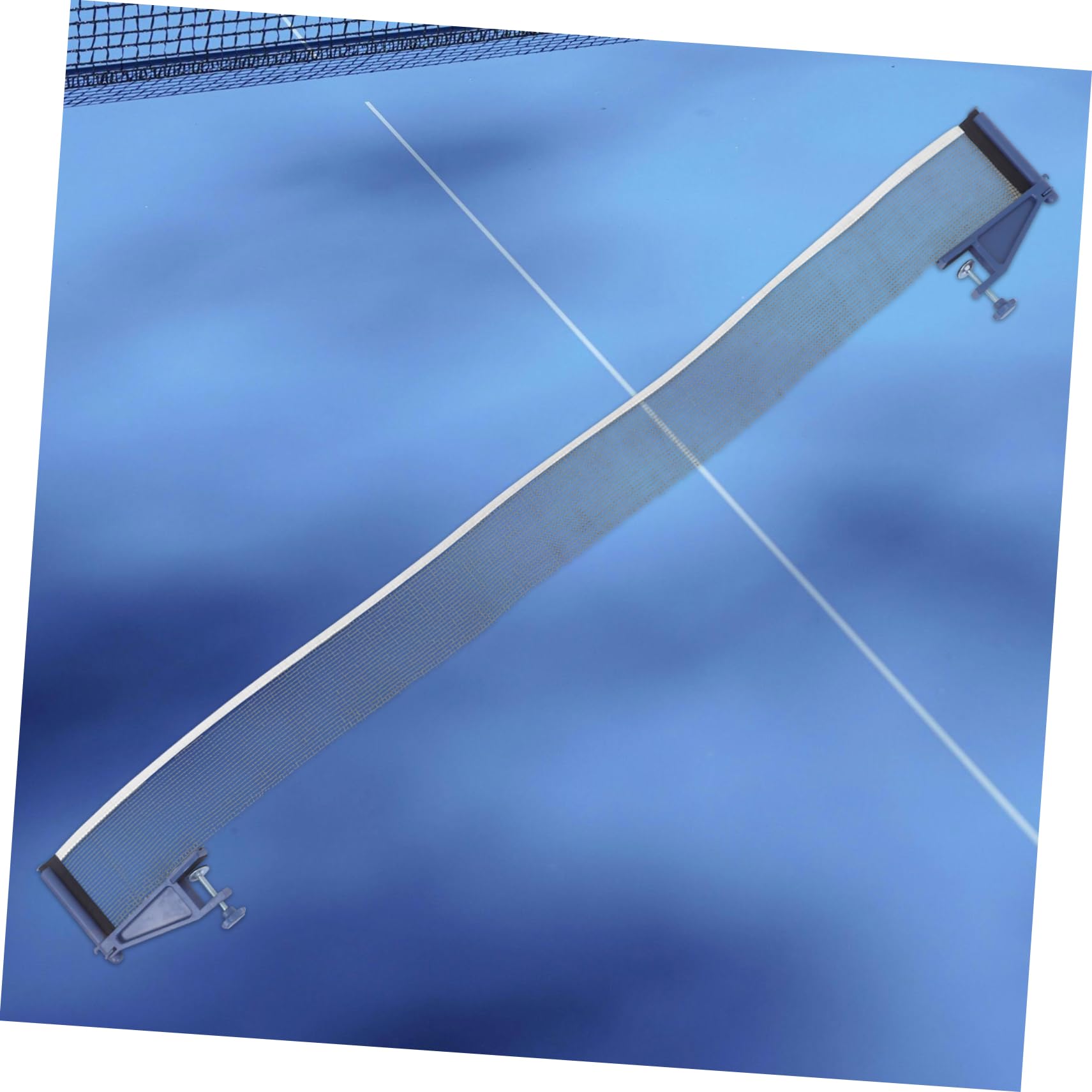 Yardwe Rete da Ping Pong con Morsetti Rete da Tavolo da Ping Pong Telescopica per Interni Ed Esterni Pali Inclusi Materiale Resistente Facile Installazione e Trasporto