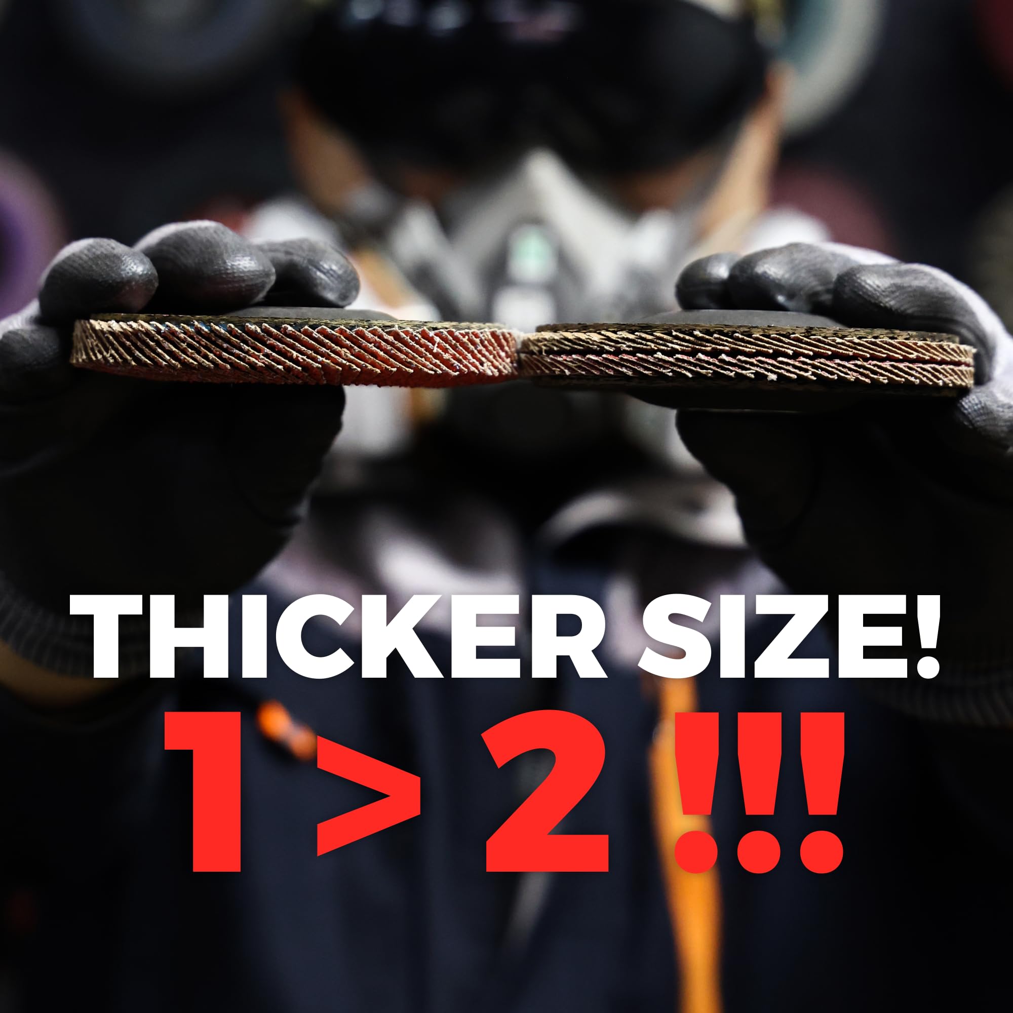 10 Stück Keramik-Fächerscheiben 115mm x 22,23mm, Typ 29, Körnung 60, Mit Langen und Dichten Lamellen für Schnellen Schliff und Lange Lebensdauer, Für Winkelschleifer