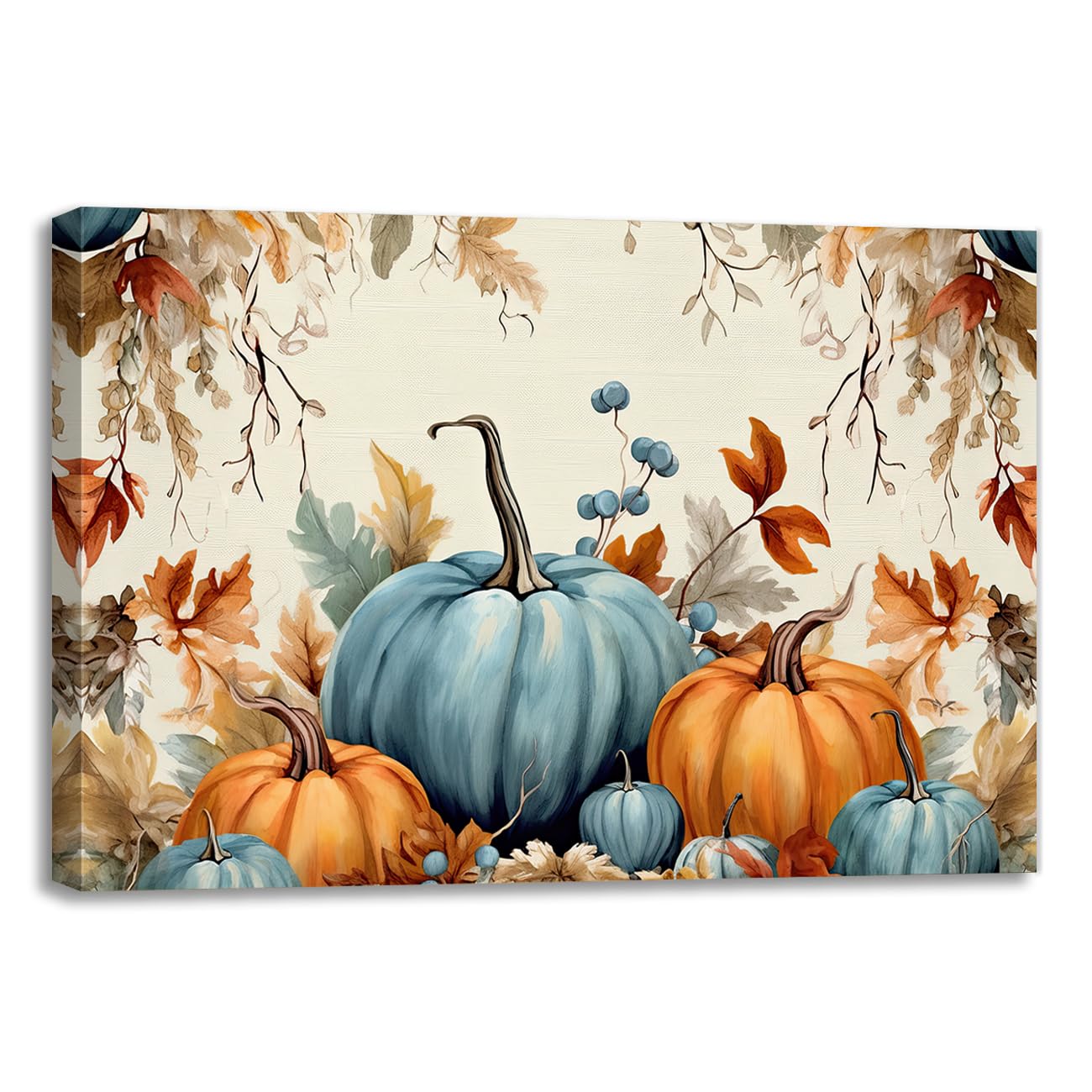 グラフィックアート Biwako360 °(autumn) Amazon.com: QIXIANG Fall Pumpkin Wall Art Autumn Harvest Orange
