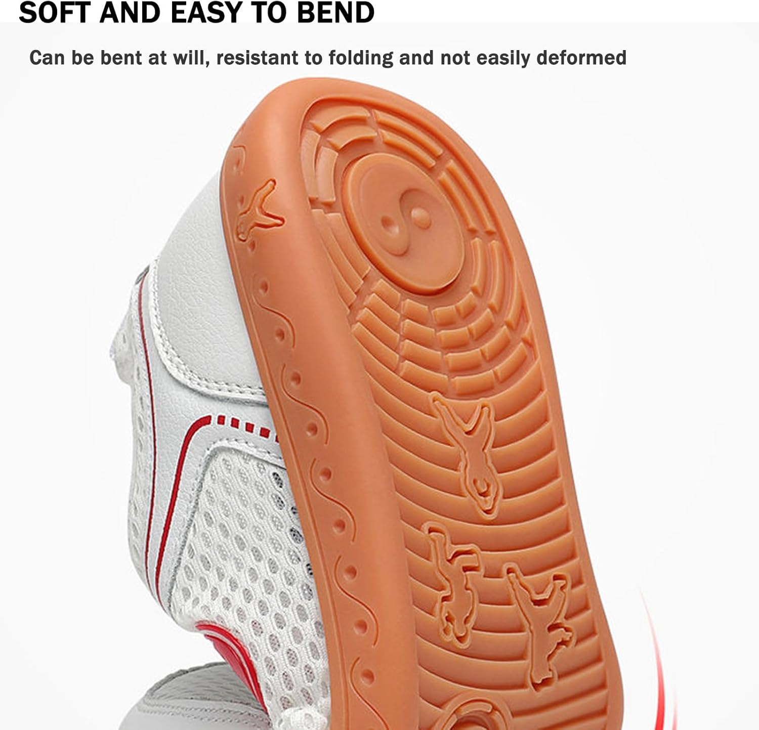 Adults Martial Arts Enthusiasts Women and Men Unisex Mesh Kung Fu Tai Chi Shoes, Black, Size:37EU