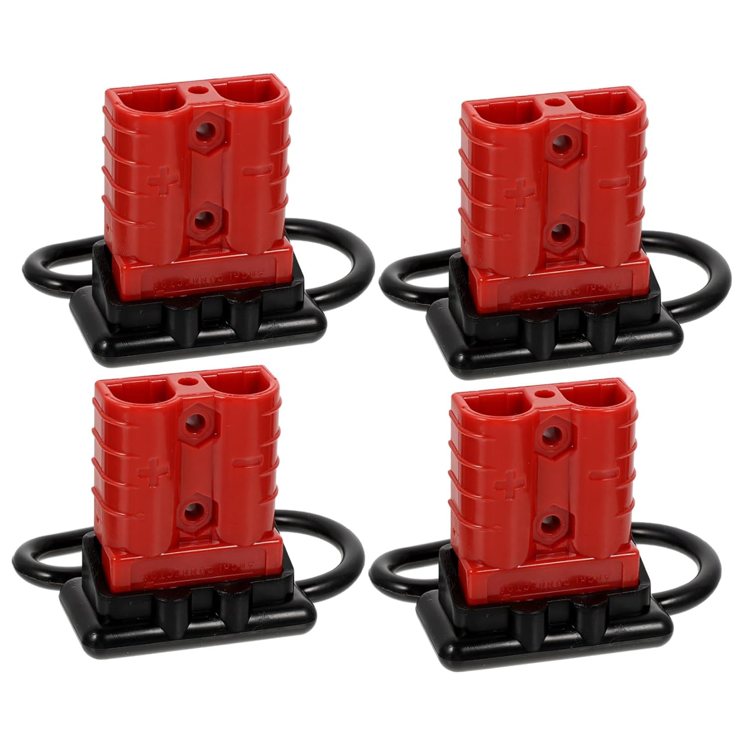 Unomor 4pcs Battery Quick Connect Disconnect for Trailers and Electrical Equipment Connectors Protective Covers for Easy Installation and Performance