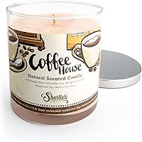 Vista 14 de Vela de soja natural perfumada con corteza de canela, aceites aromáticos esenciales, 100% soja, libre de ftalatos y parabenos, combustión limpia, 9