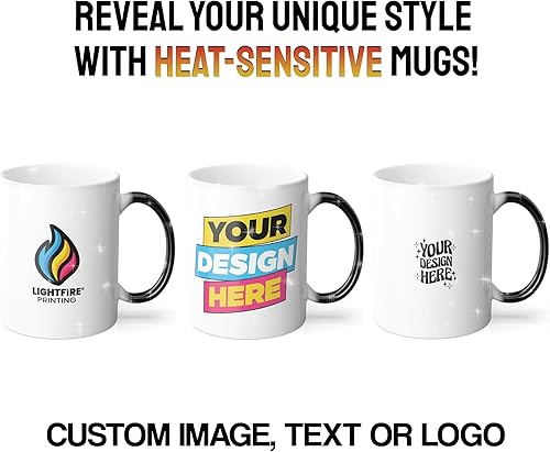 Miniatura 3 de Taza de Café Personalizada  Taza Mágica Personalizada con Foto, Texto o Logo de Cerámica  Taza con Cambio de Color Sensible al Calor  Idea de Regalo