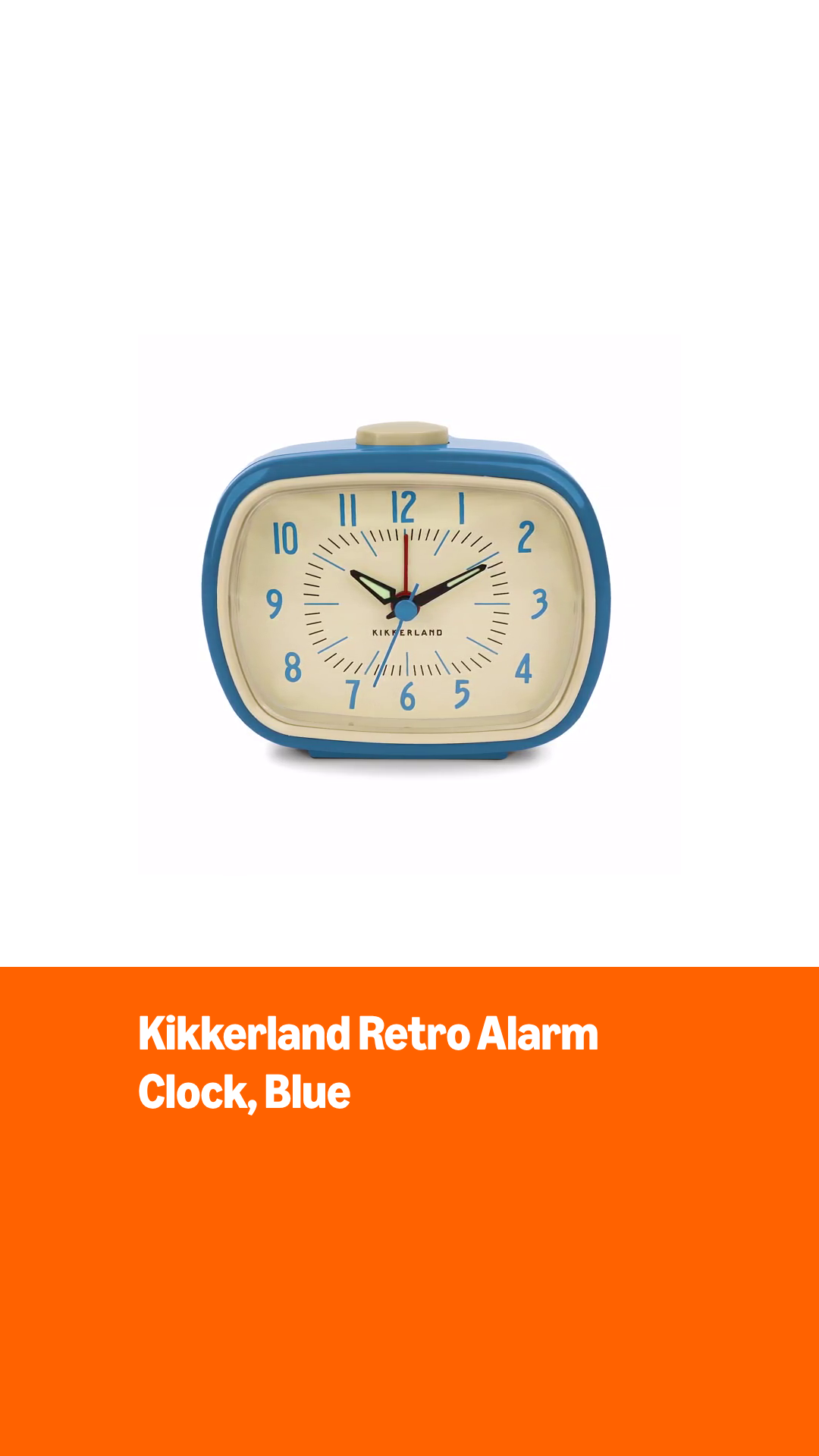 Amazon.com: Kikkerland Retro Alarm Clock – Vintage Decor for