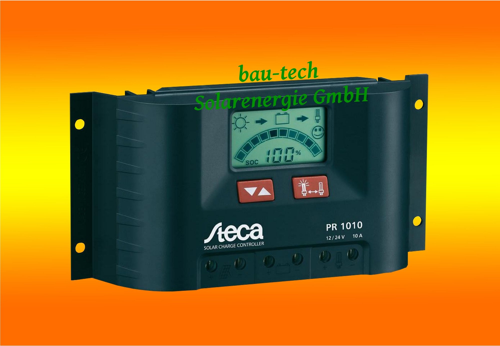 Steca Laderegler PR 1010 LCD von bau-tech Solarenergie GmbH