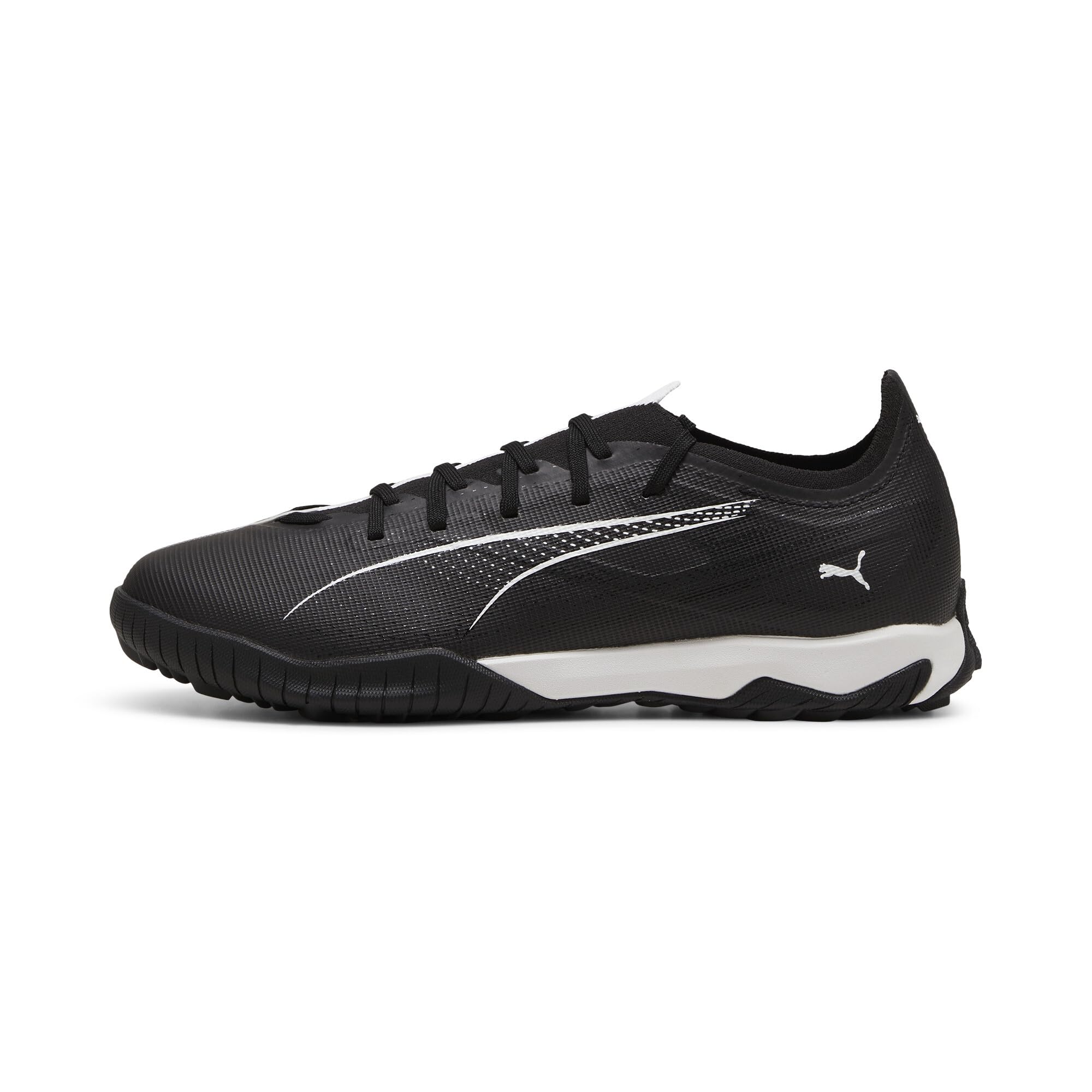 PUMA Unisex Ultra 5 Match Turf Football Boots, PUMA Black-PUMA White, 8.5 UK