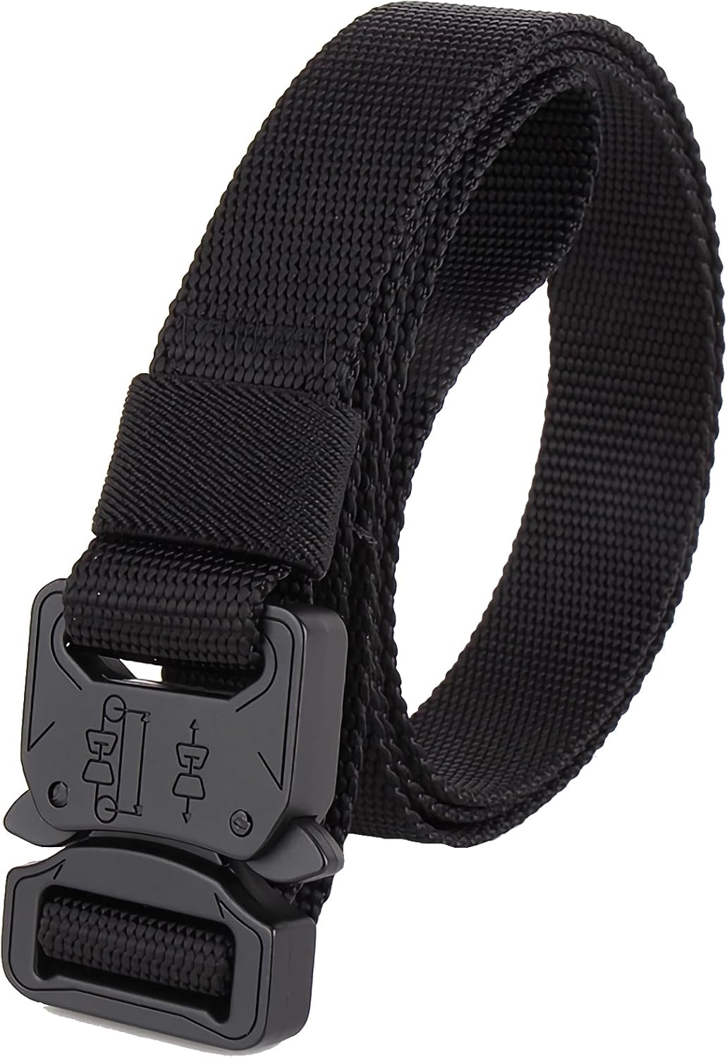 1 inch Tactical Belt for Men, Military Nylon Web Work Belts, Quick Release Buckle Belts