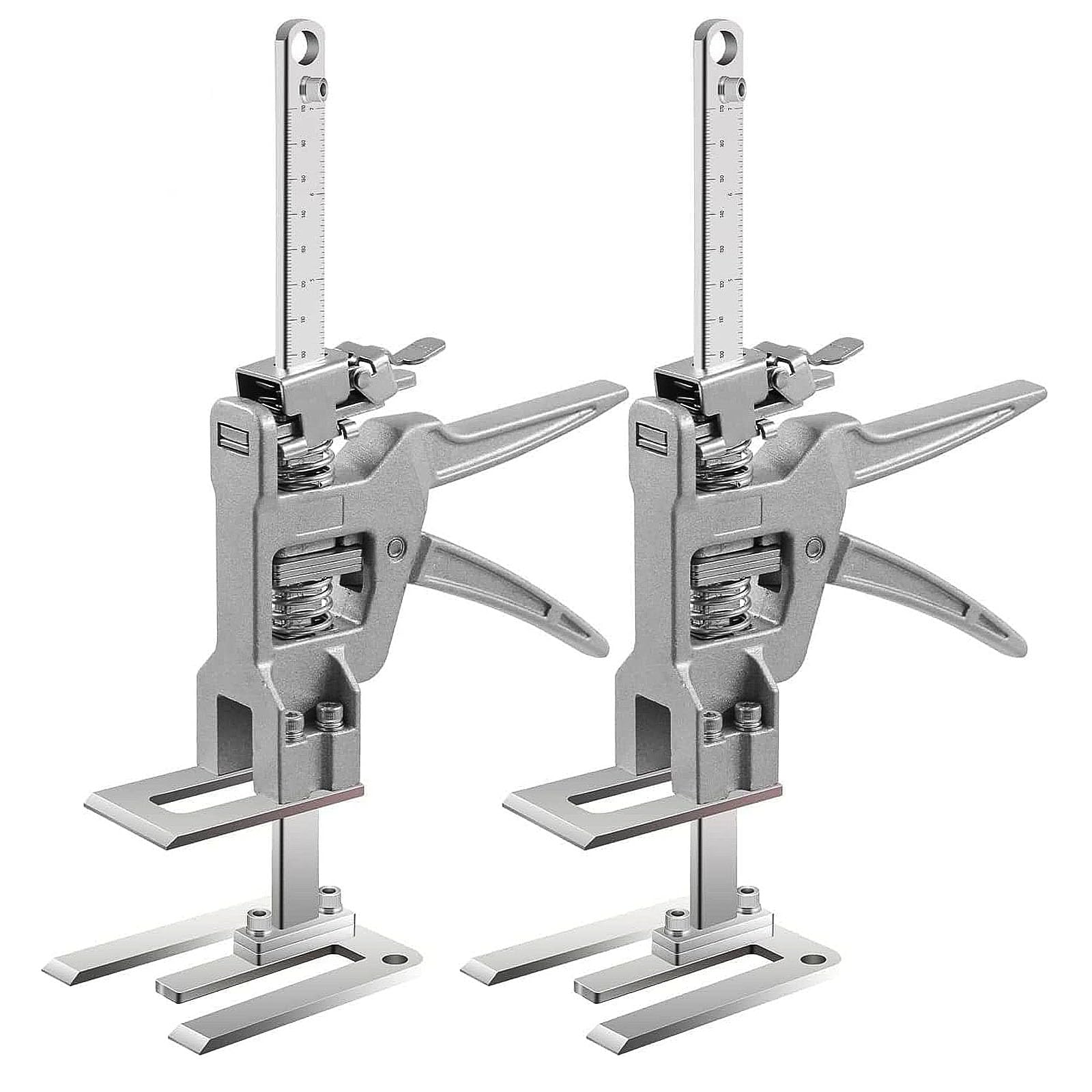2 pezzi Sollevatore di Bordo Resistente, Martinetti a Braccio, Solleva per Mobili Pesanti, Labor Saving Arm Tool, Porta Uso Bordo Sollevatore Armadio Jack