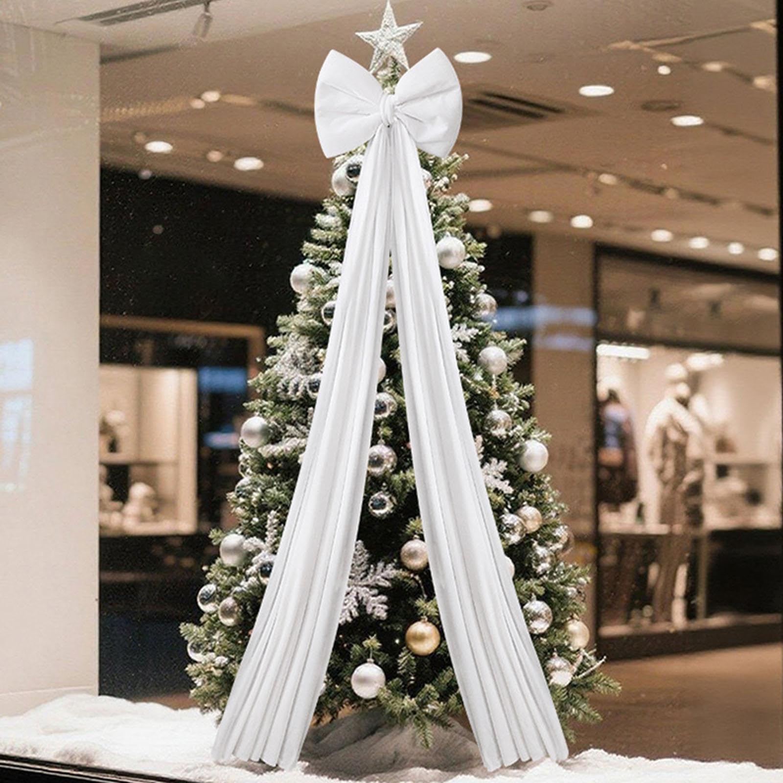 Qianly Cimier de Sapin de Noël Polyvalent pour Vitrine de Bar de Fêtes