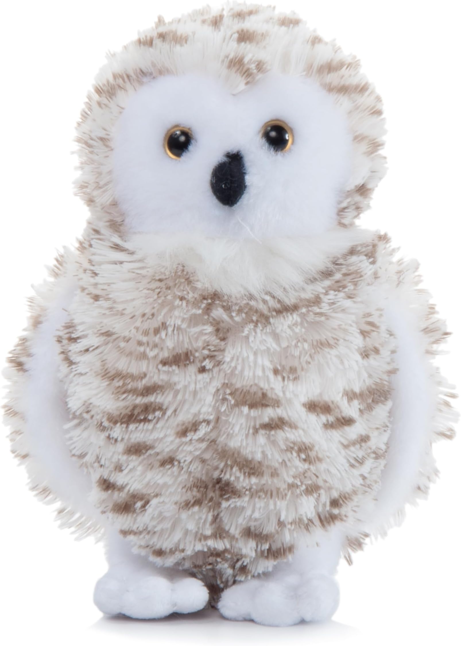 The Petting Zoo White Snowy Owl Stuffed Animal, Wild Onez, Kids Gifts, 9 in