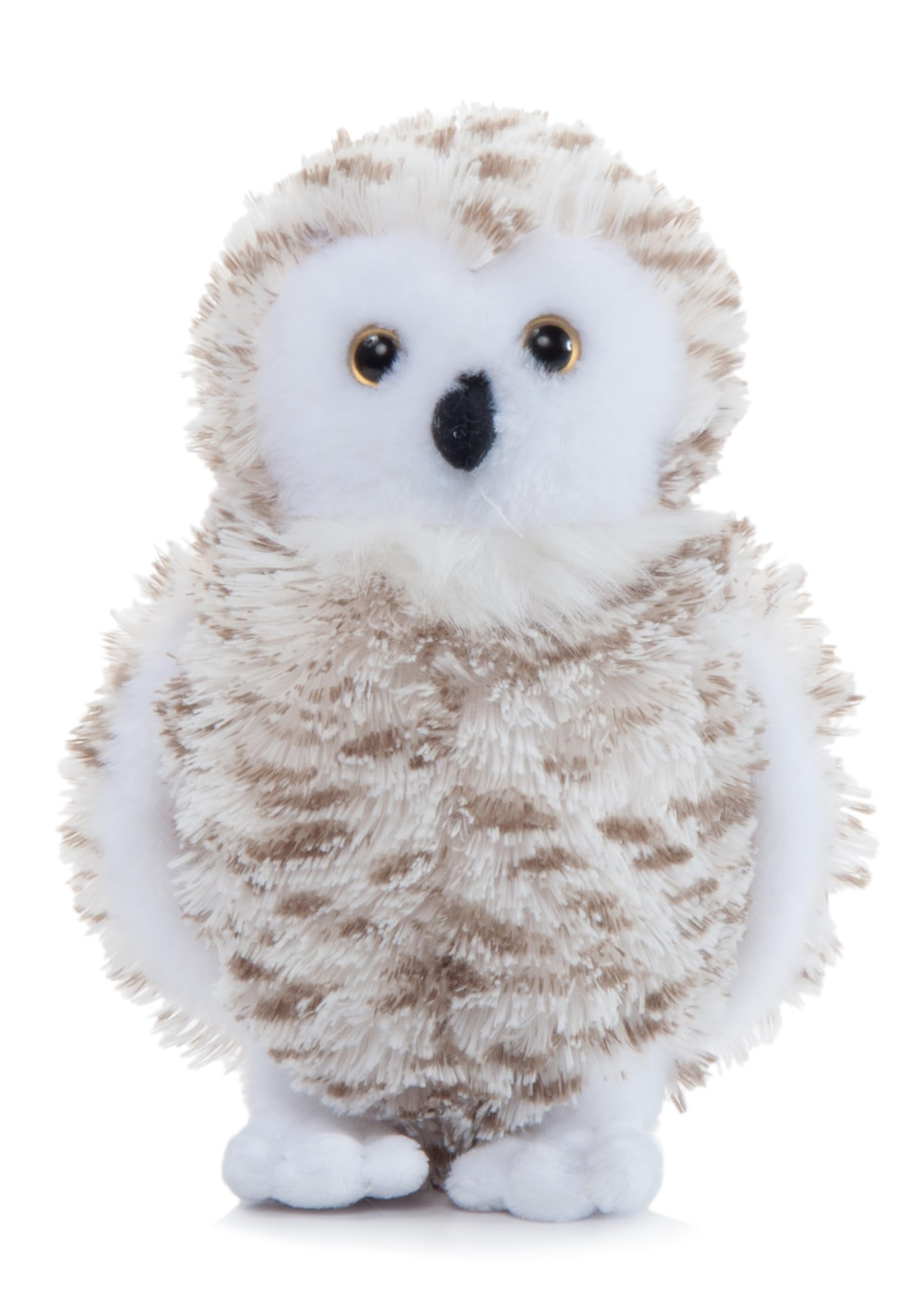 Snowy Owl Stuffed Animal Plushie, Gifts for Kids, Wild Onez Wildlife Animals, White Owl Plush Toy 9 Inches