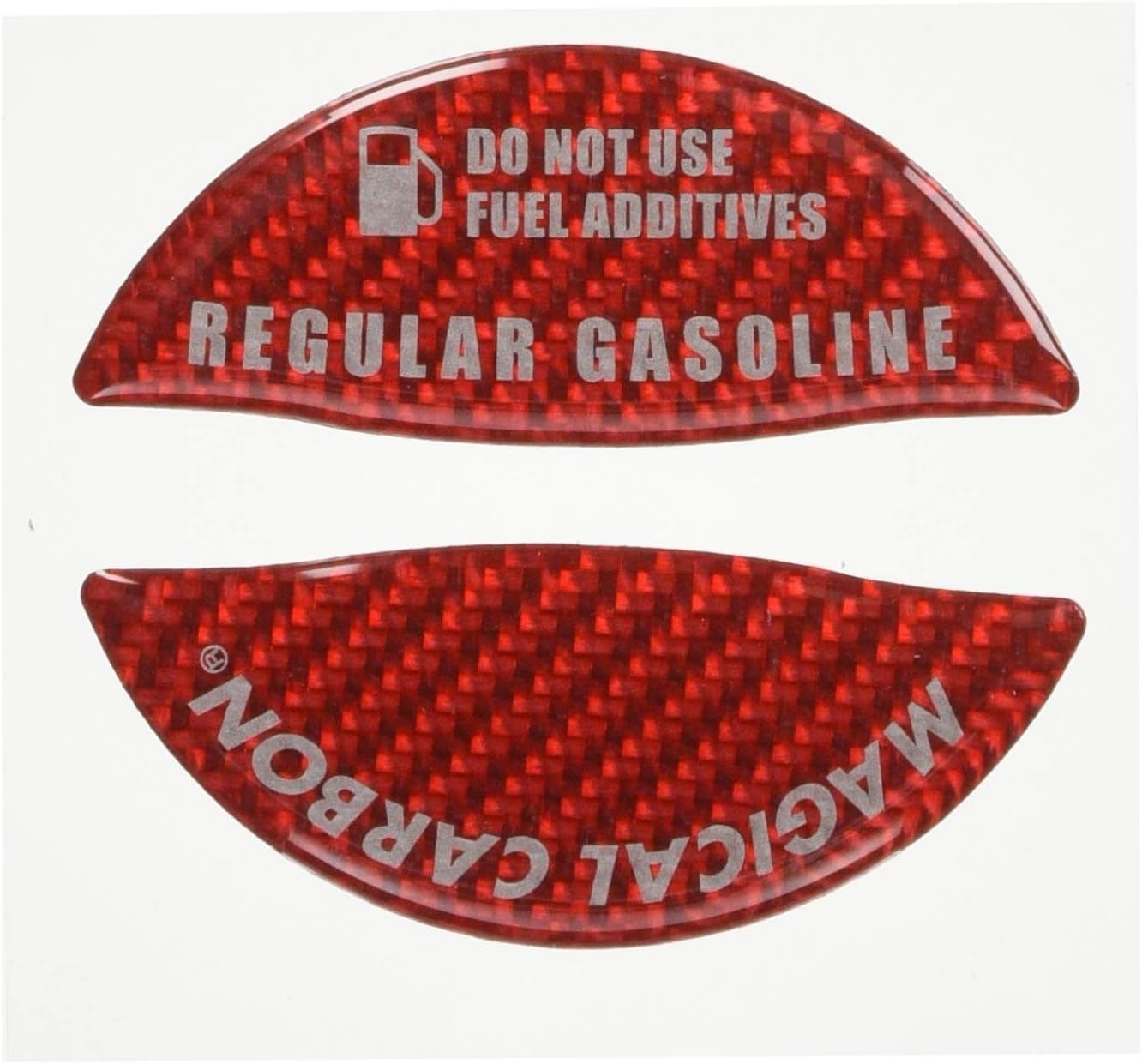 Hase Pro Magical carbon [fuel cap emblem] regular type (Red) Nissan for CFER-2R