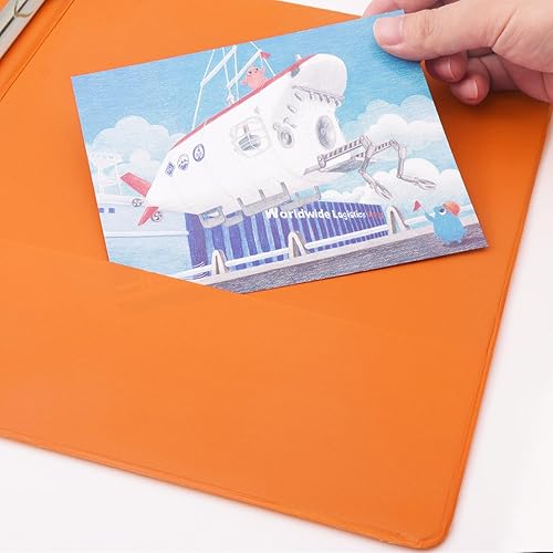 Vista 76 de COMIX Carpeta de 3 anillos de 1 pulgada con cubierta transparente, carpeta de vista de 1 pulgada con capacidad para 200 hojas de papel tamaño carta