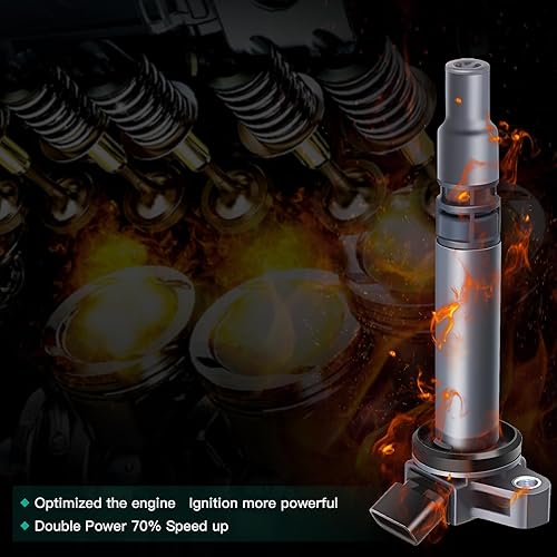 Miniatura 3 de SCITOO Juego de bobinas de encendido de 4 piezas compatibles con Pontiac Vibe GT para Toyota Celica GTSpara Corolla XRSMatrix XRS 2000-2006