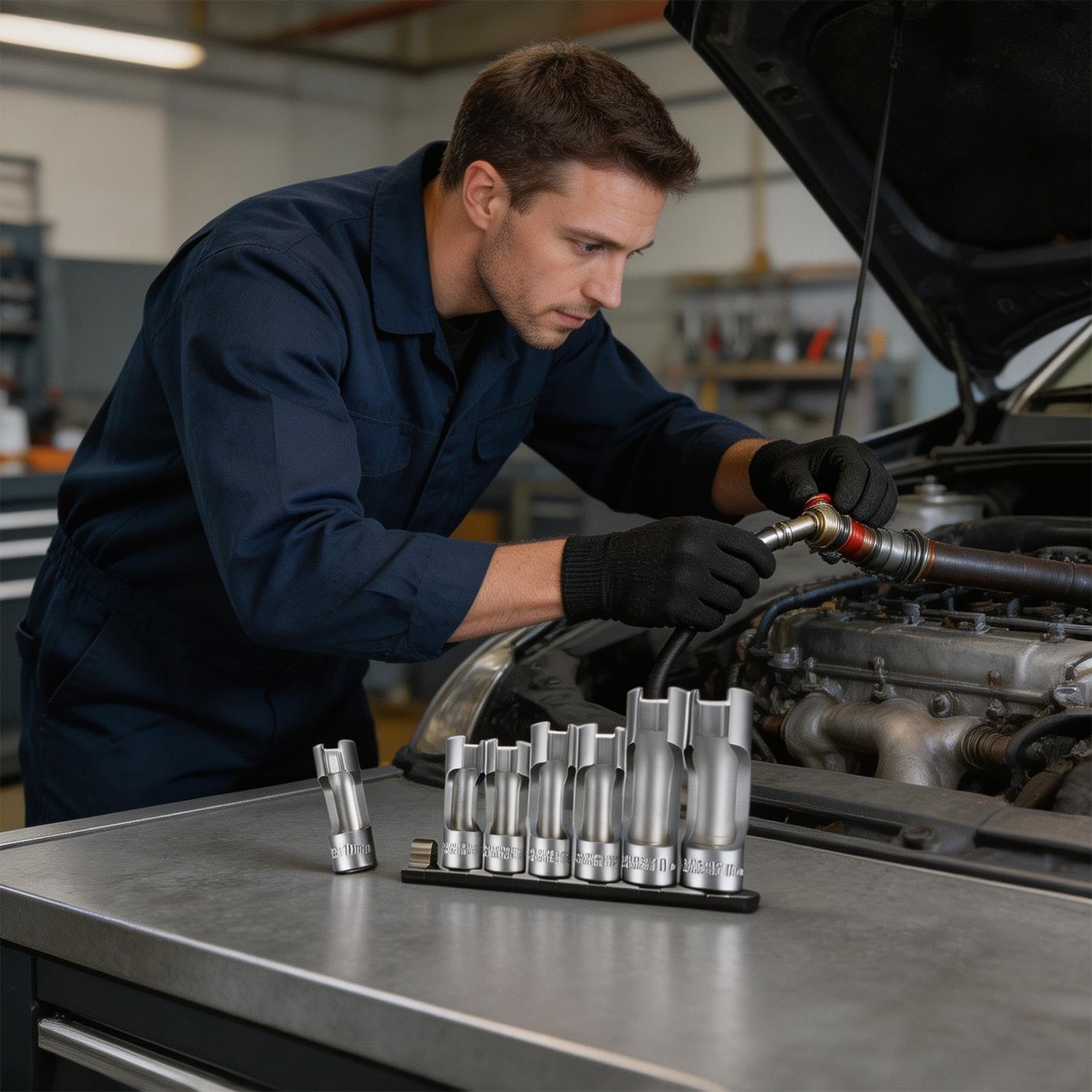Conducto socket Set Sensor clave para la reparación de división