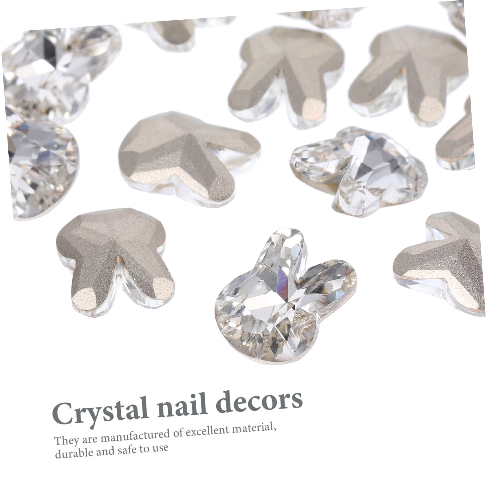 SHERCHPRY 5 Set Gioielli Con Diamanti Per Unghie Strass Per Unghie Carino Bunny Adulti Certamente Conigli Ciondoli Per Unghie Alla Moda Ciondoli Per Unghie Penzolanti Cristallo 20 Pezzi*5