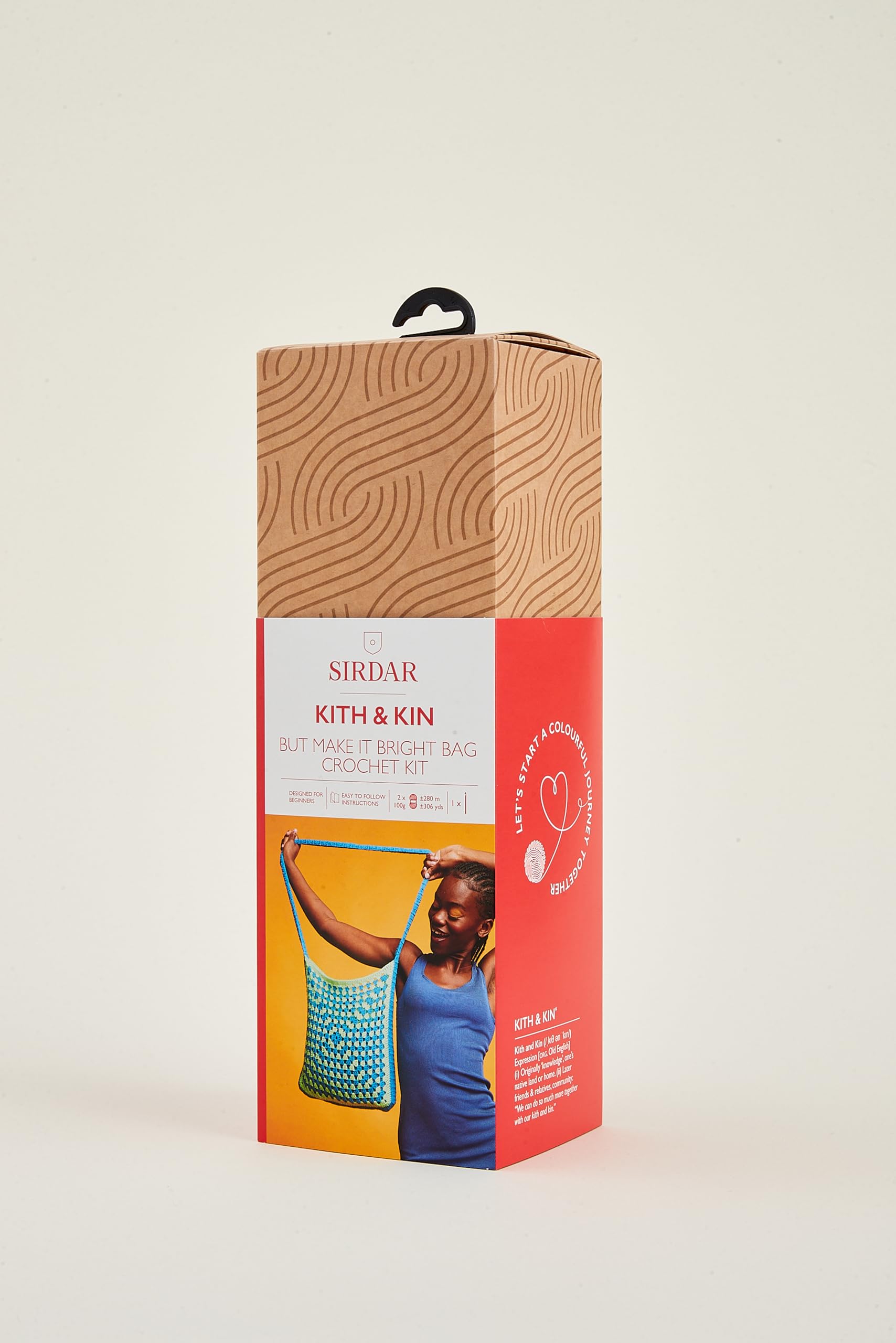 Sirdar Kith & Kin, But Make it Bright Bag Crochet kit